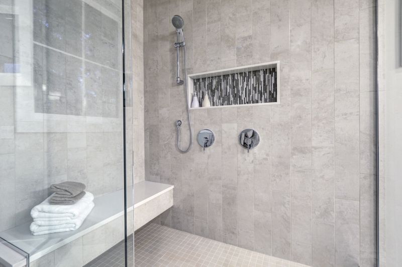 Spacious Shower with Niche Storage